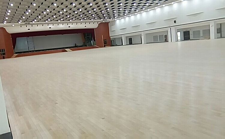 湖北楓木運動木地板圖片