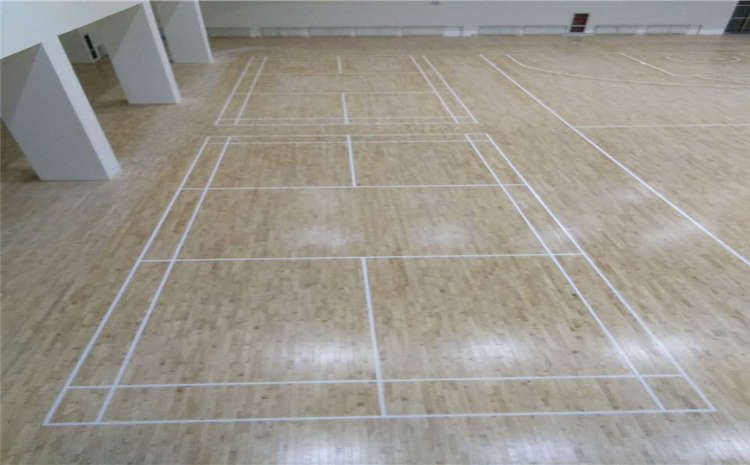 五角楓運動籃球地板主輔龍骨結構