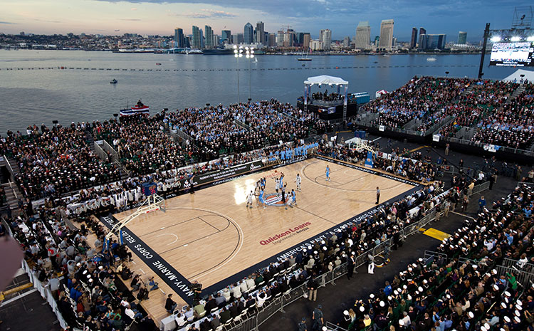 學校籃球場實木地板一般多少錢？