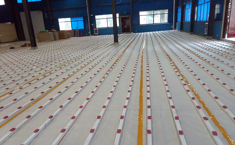 22厚體育館實木地板主輔龍骨結構