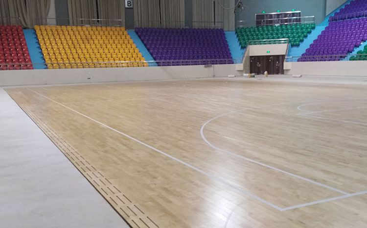 俄勒岡松舞臺運動木地板品牌廠家