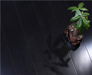 黑色舞臺木地板