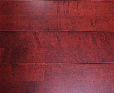 酒紅色舞臺木地板