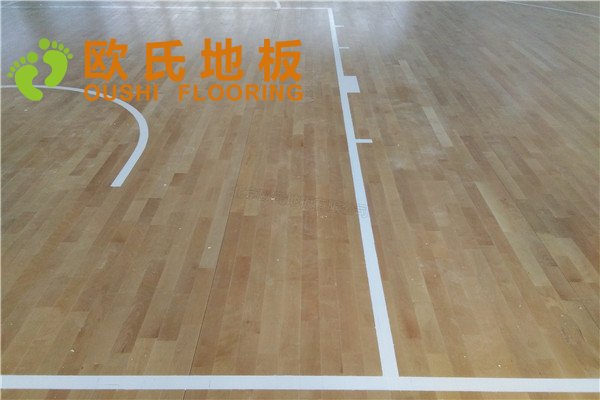 湖北宜昌土門中學籃球木地板項目
