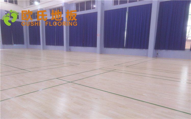 北京平谷區金通源休閑健身中心木地板案例