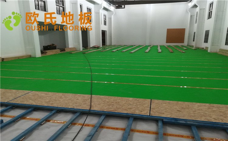 江西南昌赤練排球館木地板項(xiàng)目