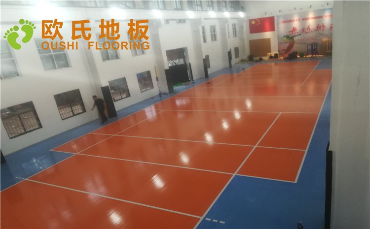 江西南昌赤練排球館木地板圖片