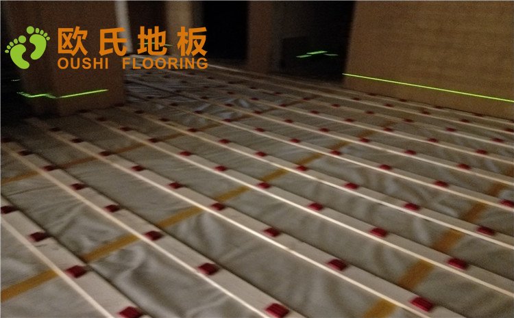 江蘇徐州匯鄰灣舞臺木地板項目