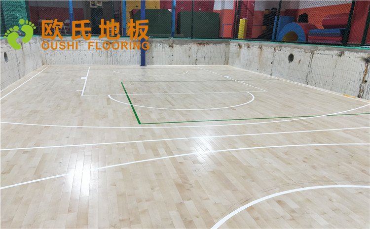 北京個人室內籃球館木地板圖片