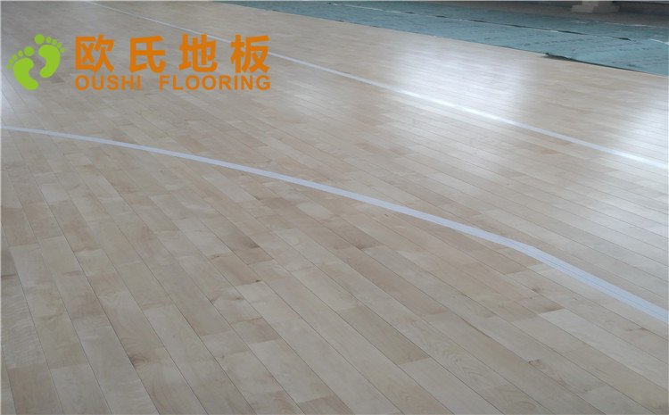 內蒙古呼和浩特賽罕區師范大學體育學院訓練館運動木地板項目—歐氏實木運動地板