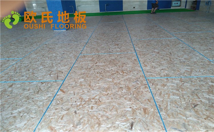 內蒙古赤峰市**稅務總局職工活動中心木地板項目—歐氏實木運動地板